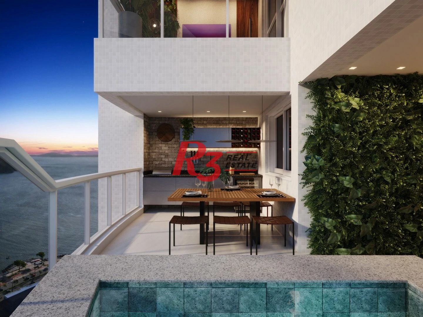 Cobertura à venda, 214 m² por R$ 4.990.000,00 - Ponta da Praia - Santos/SP