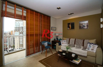Apartamento à venda, 98 m² por R$ 1.530.000,00 - Gonzaga - Santos/SP