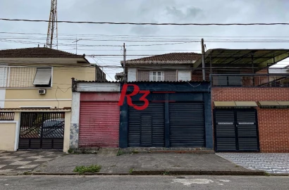 Casa à venda, 110 m² por R$ 672.000,00 - Macuco - Santos/SP