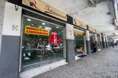Loja para alugar, 260 m² por R$ 17.000,00/mês - Centro - Santos/SP