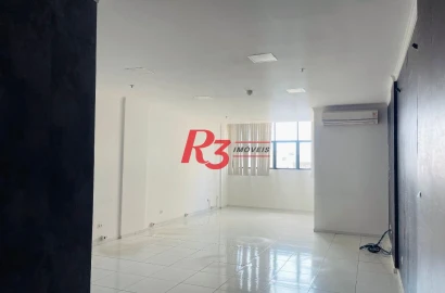 Sala para alugar, 55 m² por R$ 2.500,00/mês - Centro - Santos/SP