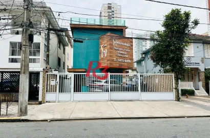 Sobrado com 4 dormitórios para alugar, 236 m² por R$ 18.000,00/mês - Embaré - Santos/SP