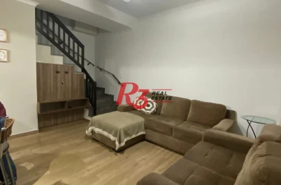 Casa com 3 dormitórios à venda, 84 m² por R$ 390.000 - Vila Melo - São Vicente/SP