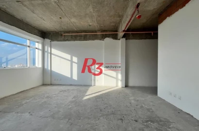 Sala para alugar, 48 m² por R$ 3.202,00/mês - Vila Matias - Santos/SP