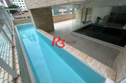 Apartamento à venda, 43 m² por R$ 335.000,00 - José Menino - Santos/SP