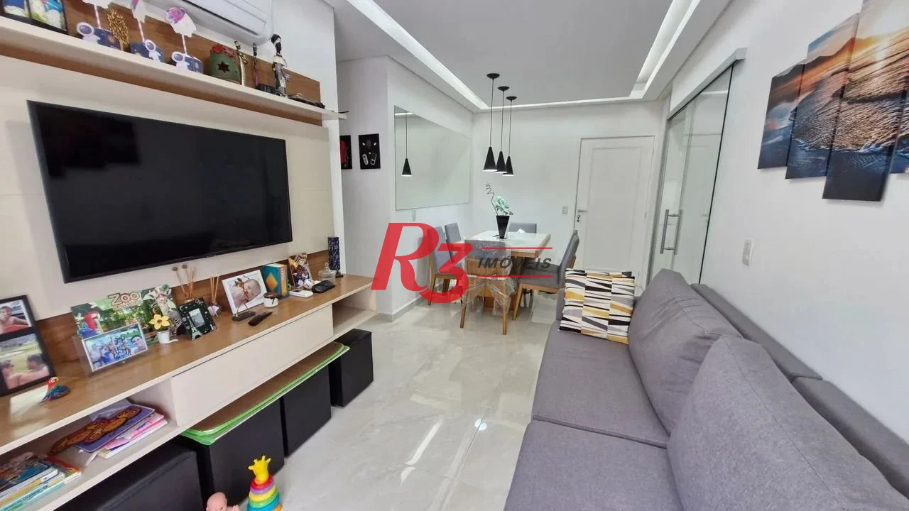 Apartamento à venda, 64 m² por R$ 596.000,00 - Marapé - Santos/SP