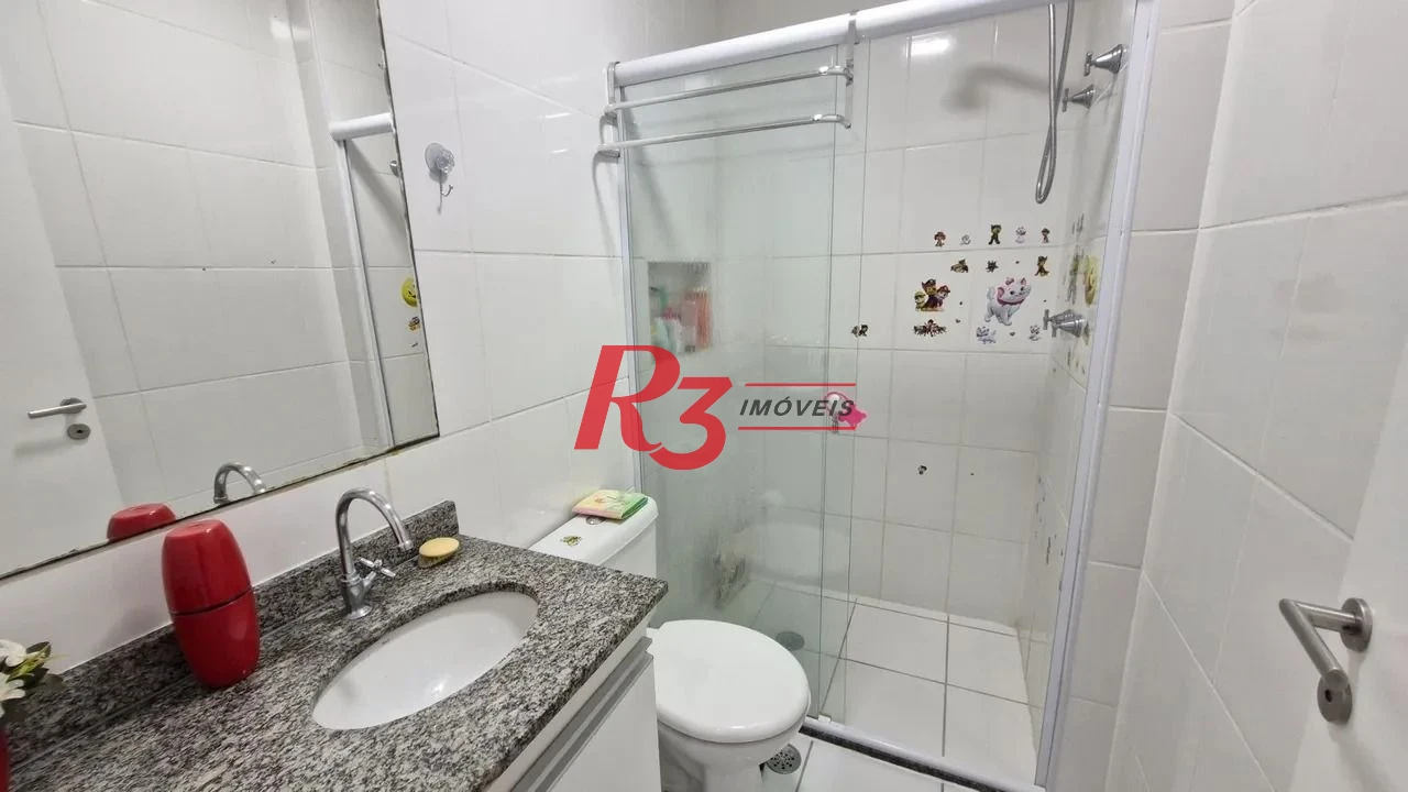 Apartamento à venda, 64 m² por R$ 596.000,00 - Marapé - Santos/SP