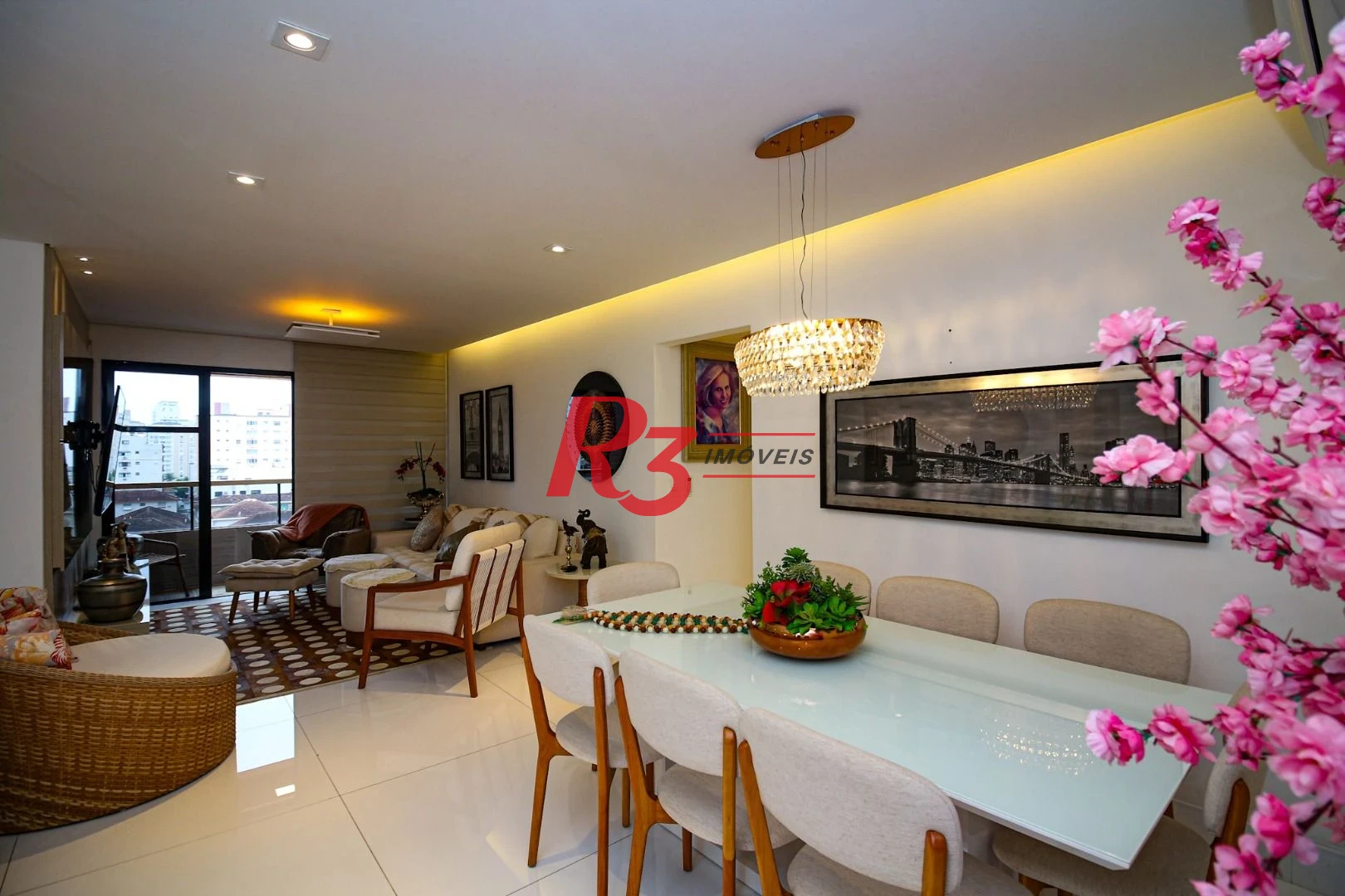 Apartamento Impecável, 3 dormitórios com suite e Lazer, 124 m² por R$ 1.300.000 - Embaré - Santos/SP