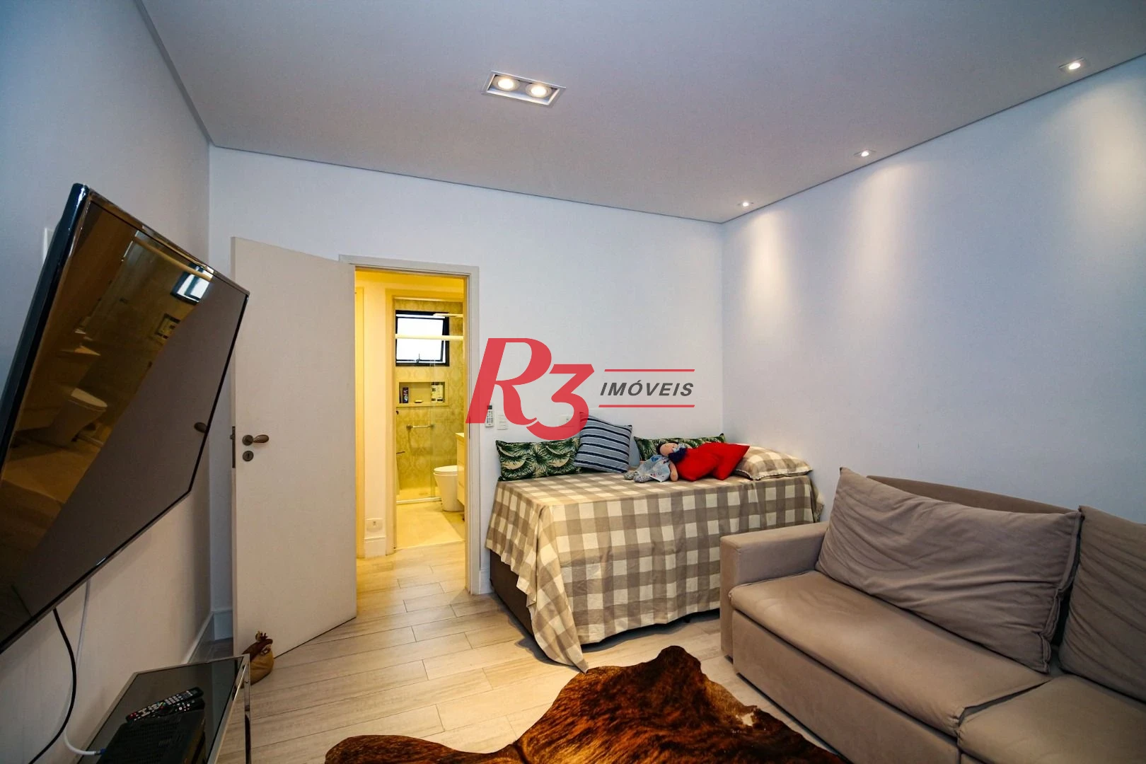 Apartamento Impecável, 3 dormitórios com suite e Lazer, 124 m² por R$ 1.300.000 - Embaré - Santos/SP