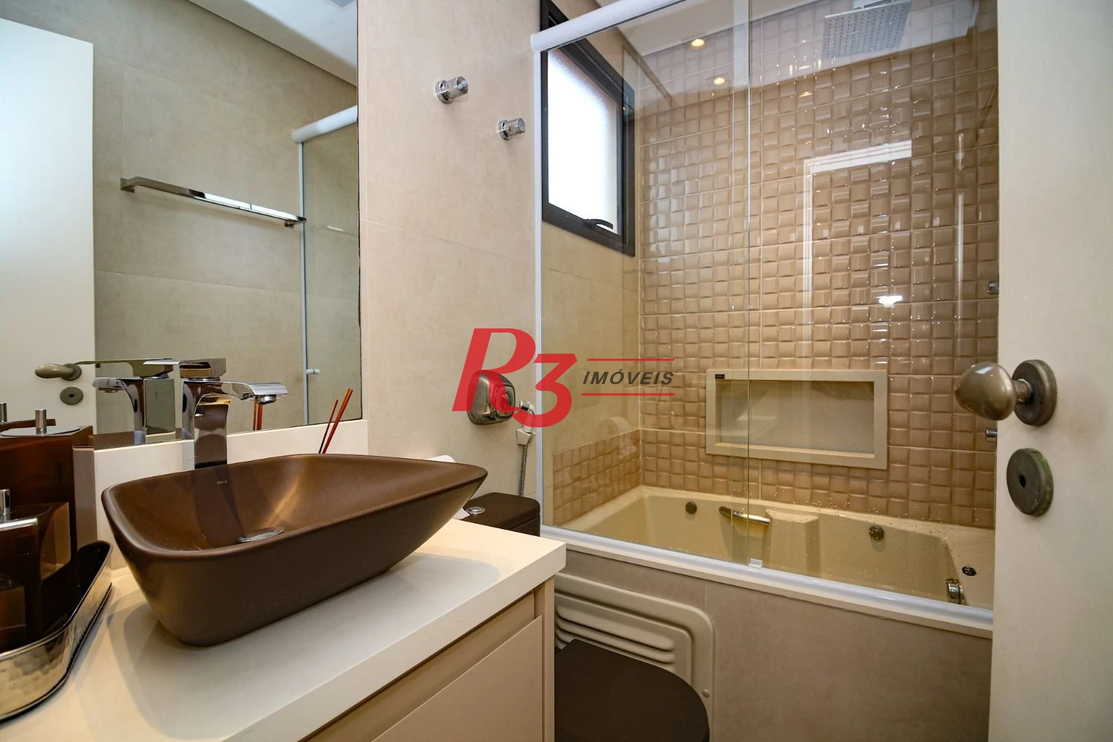 Apartamento Impecável, 3 dormitórios com suite e Lazer, 124 m² por R$ 1.300.000 - Embaré - Santos/SP