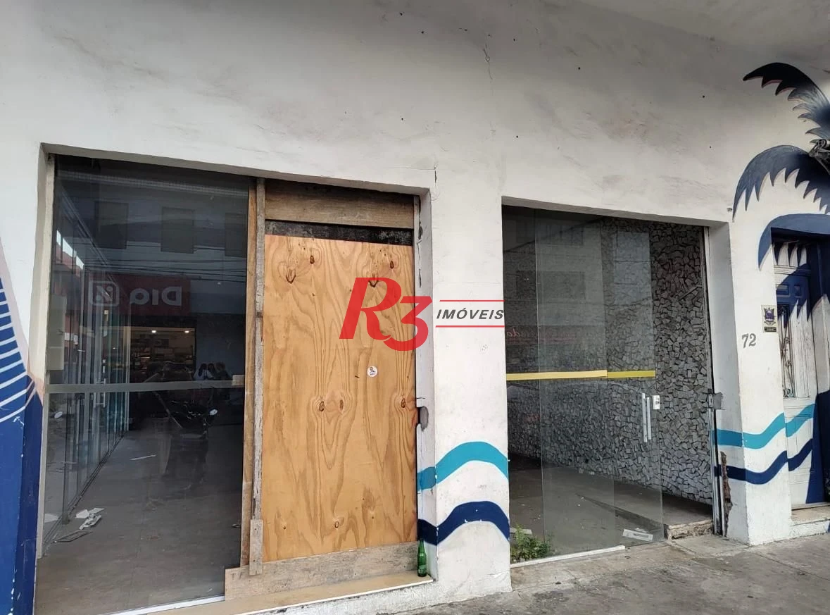 Loja para alugar, 550 m² por R$ 19.252,00/mês - Embaré - Santos/SP