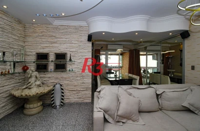 Apartamento à venda, 118 m² por R$ 1.580.000,00 - Boqueirão - Santos/SP