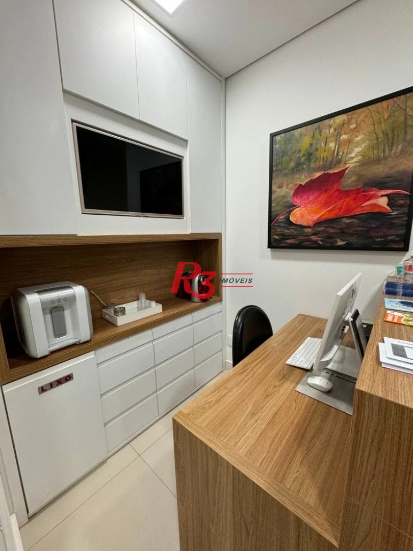 Sala, 44 m² - venda por R$ 550.000,00 ou aluguel por R$ 5.000,00/mês - Boqueirão - Santos/SP