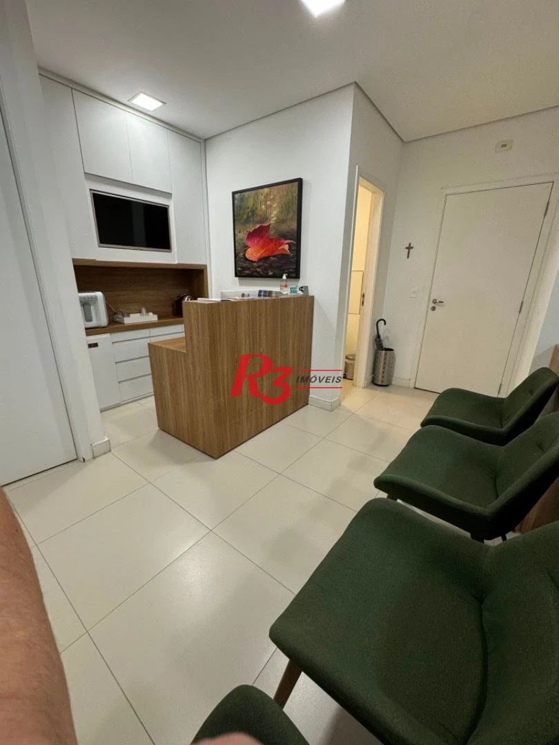 Sala, 44 m² - venda por R$ 550.000,00 ou aluguel por R$ 5.000,00/mês - Boqueirão - Santos/SP