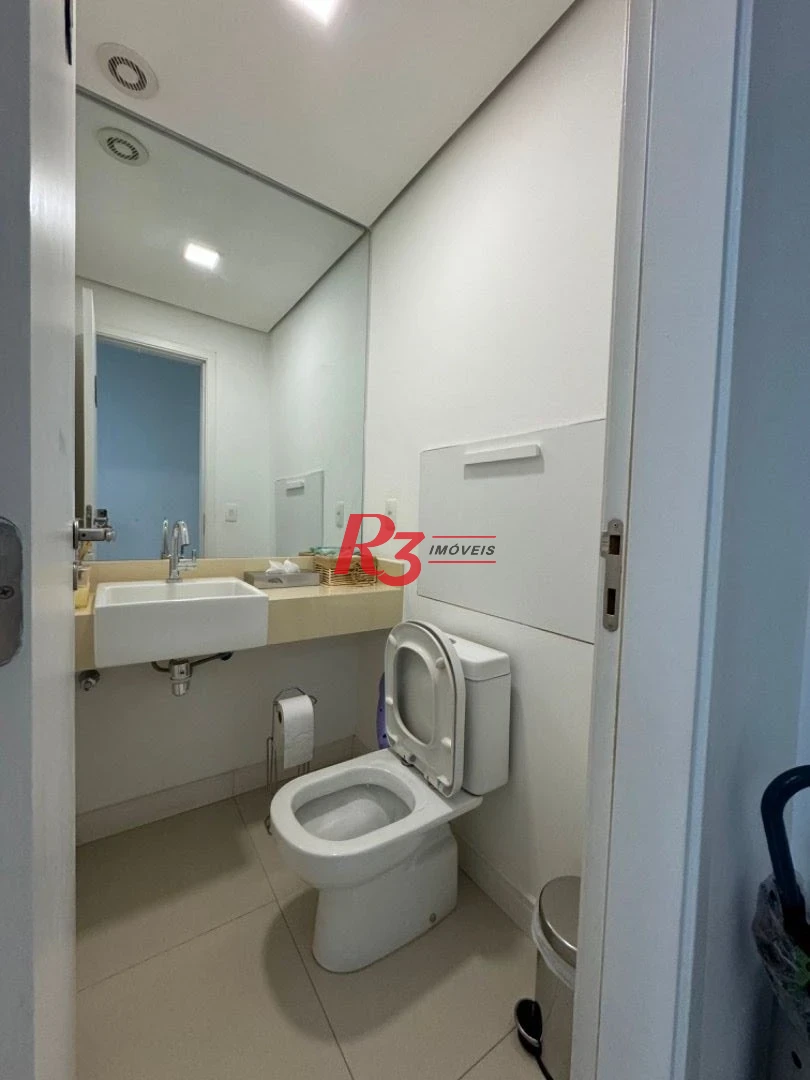 Sala, 44 m² - venda por R$ 550.000,00 ou aluguel por R$ 5.000,00/mês - Boqueirão - Santos/SP