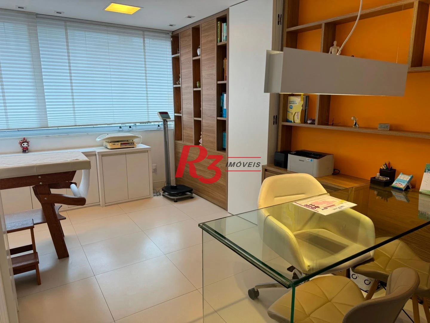 Sala, 44 m² - venda por R$ 550.000,00 ou aluguel por R$ 5.000,00/mês - Boqueirão - Santos/SP