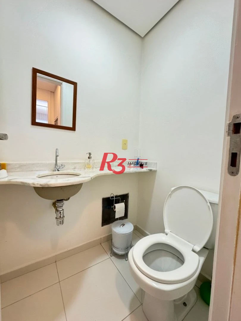Sala, 44 m² - venda por R$ 550.000,00 ou aluguel por R$ 5.000,00/mês - Boqueirão - Santos/SP