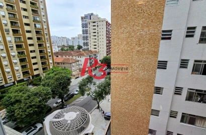 Kitnet à venda, 22 m² por R$ 335.000,00 - Aparecida - Santos/SP