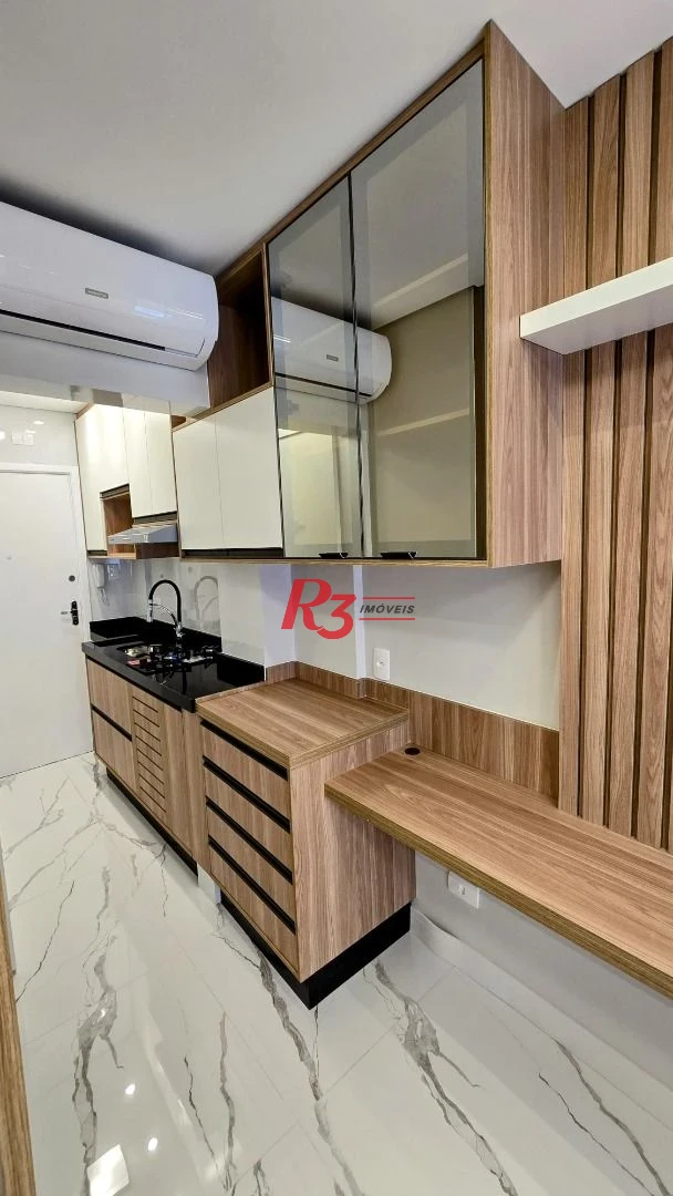 Kitnet à venda, 22 m² por R$ 335.000,00 - Aparecida - Santos/SP