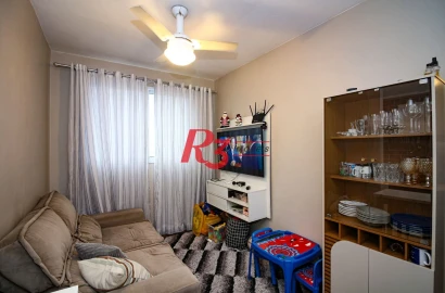 Apartamento à venda, 43 m² por R$ 280.000,00 - Castelo - Santos/SP