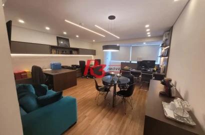 Sala à venda, 48 m² por R$ 602.000,00 - Boqueirão - Santos/SP