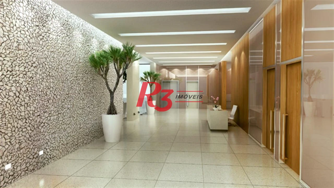 Sala, 43 m² - venda por R$ 261.000,00 ou aluguel por R$ 2.500,00/mês - Valongo - Santos/SP