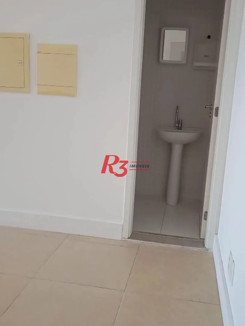 Sala, 43 m² - venda por R$ 261.000,00 ou aluguel por R$ 2.500,00/mês - Valongo - Santos/SP
