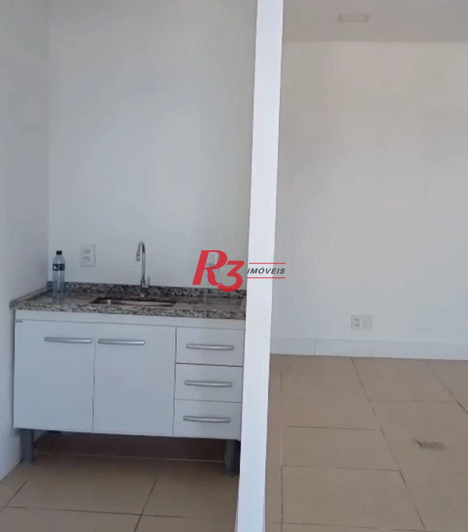 Sala, 43 m² - venda por R$ 261.000,00 ou aluguel por R$ 2.500,00/mês - Valongo - Santos/SP