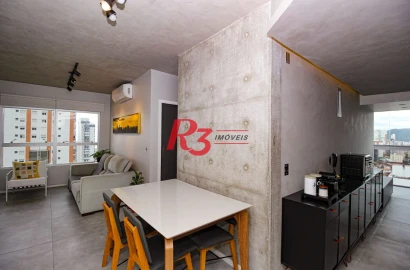 Apartamento à venda, 72 m² por R$ 980.000,00 - Embaré - Santos/SP