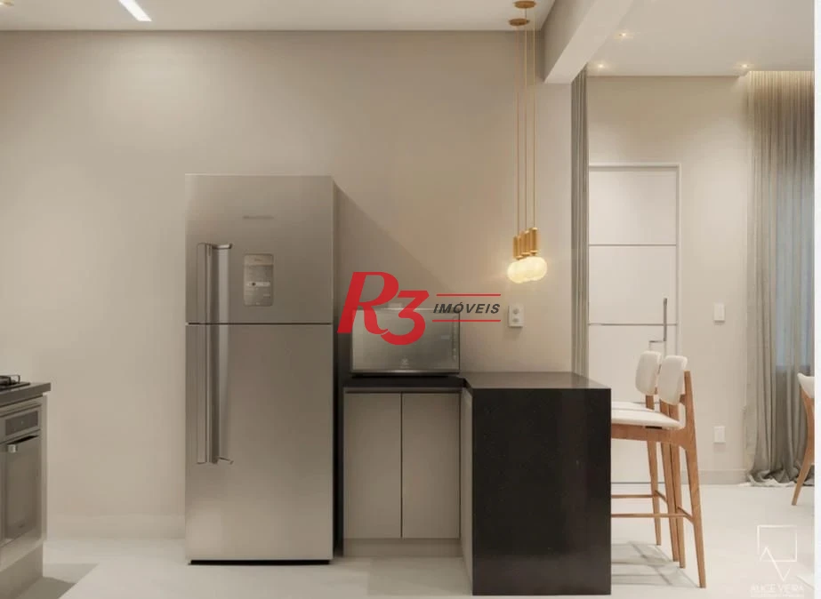 Apartamento com 3 dormitórios à venda, 98 m² por R$ 980.000,00 - Boqueirão - Santos/SP