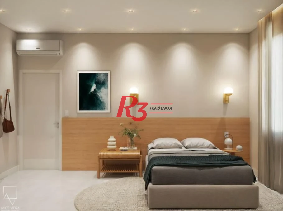 Apartamento com 3 dormitórios à venda, 98 m² por R$ 980.000,00 - Boqueirão - Santos/SP