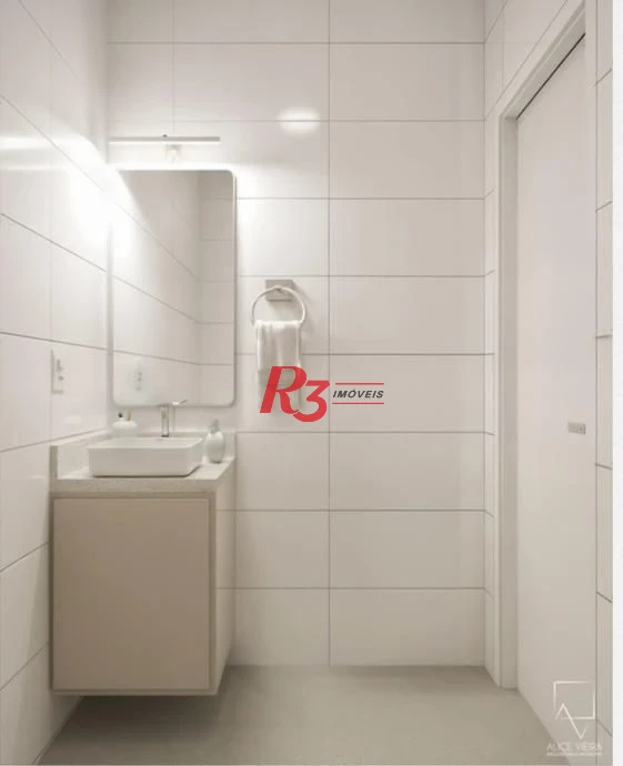 Apartamento com 3 dormitórios à venda, 98 m² por R$ 980.000,00 - Boqueirão - Santos/SP