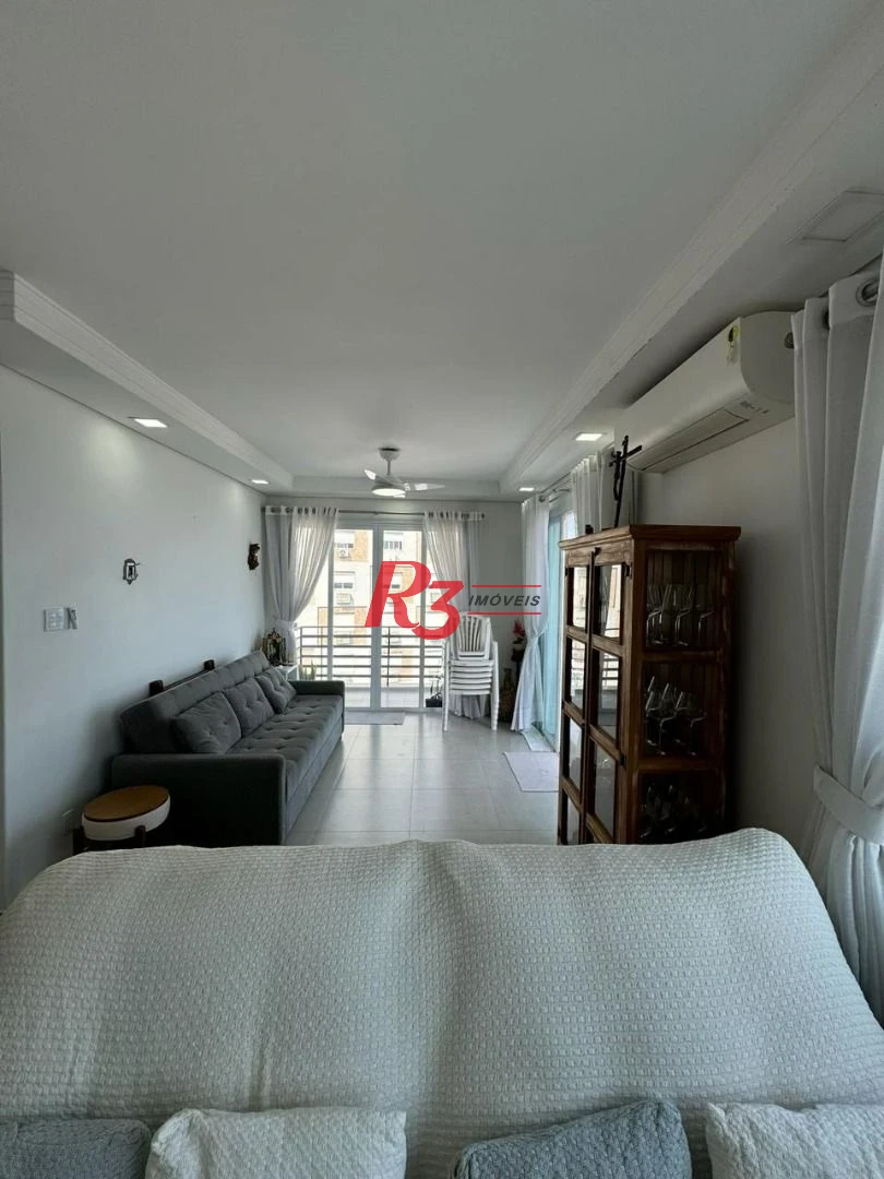 Apartamento com 3 dormitórios à venda, 124 m² por R$ 2.226.000,00 - Boqueirão - Santos/SP