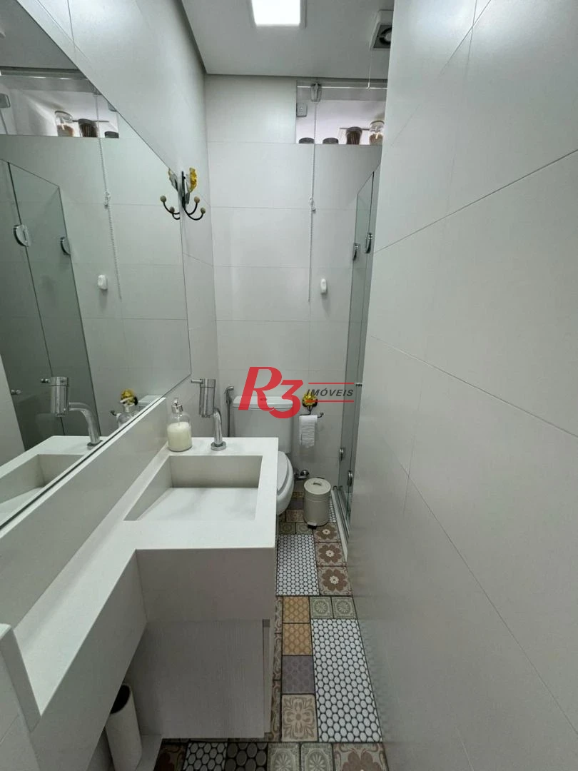 Apartamento com 3 dormitórios à venda, 124 m² por R$ 2.226.000,00 - Boqueirão - Santos/SP