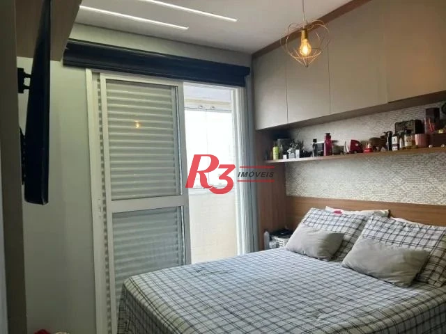 Apartamento com 3 dormitórios à venda, 85 m² por R$ 1.325.000,00 - Boqueirão - Santos/SP