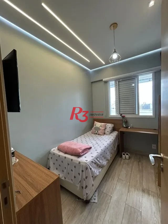 Apartamento com 3 dormitórios à venda, 85 m² por R$ 1.325.000,00 - Boqueirão - Santos/SP