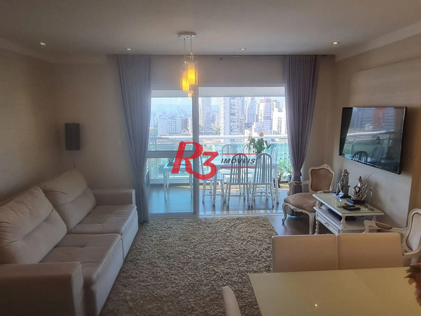 Apartamento com 3 dormitórios varanda gourmet com lazer à venda, 109 m² por R$ 1.490.000 - Gonzaga - Santos/SP