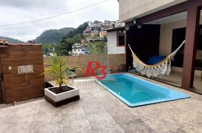 Casa com 3 dormitórios à venda, 100 m² por R$ 510.000,00 - Morro de São Bento - Santos/SP