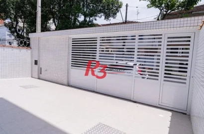 Casa com 3 dormitórios à venda, 111 m² por R$ 1.120.000,00 - Campo Grande - Santos/SP