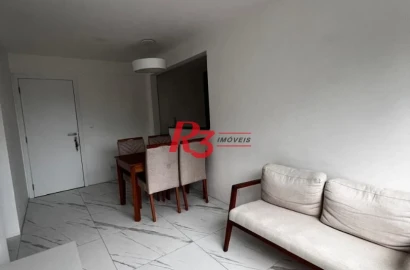 Apartamento com 2 dormitórios, 58 m² - venda por R$ 544.000,00 ou aluguel por R$ 4.890,00/mês - Marapé - Santos/SP