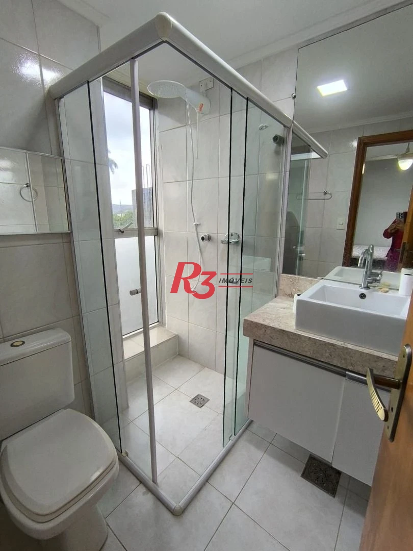 Apartamento com 2 dormitórios à venda, 138 m² por R$ 1.850.000,00 - Aparecida - Santos/SP