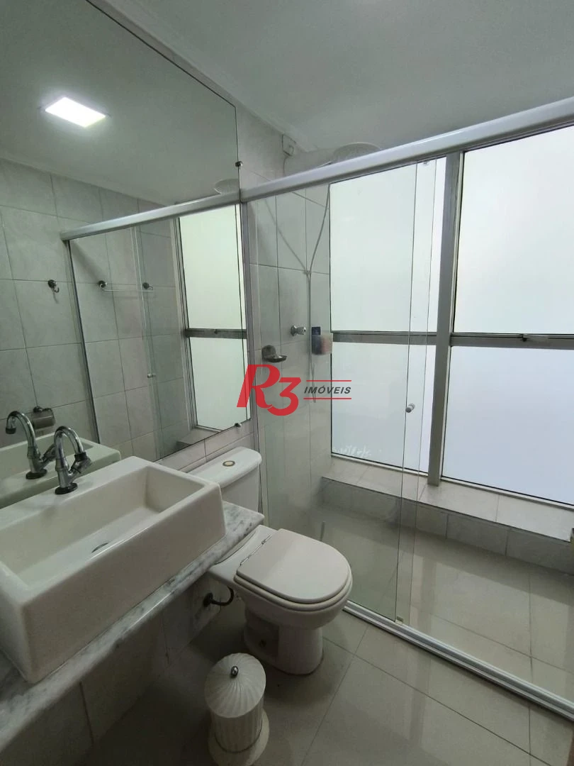 Apartamento com 2 dormitórios à venda, 138 m² por R$ 1.850.000,00 - Aparecida - Santos/SP