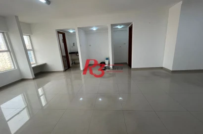 Sala, 51 m² - venda por R$ 350.000,00 ou aluguel por R$ 3.000,00/mês - Aparecida - Santos/SP