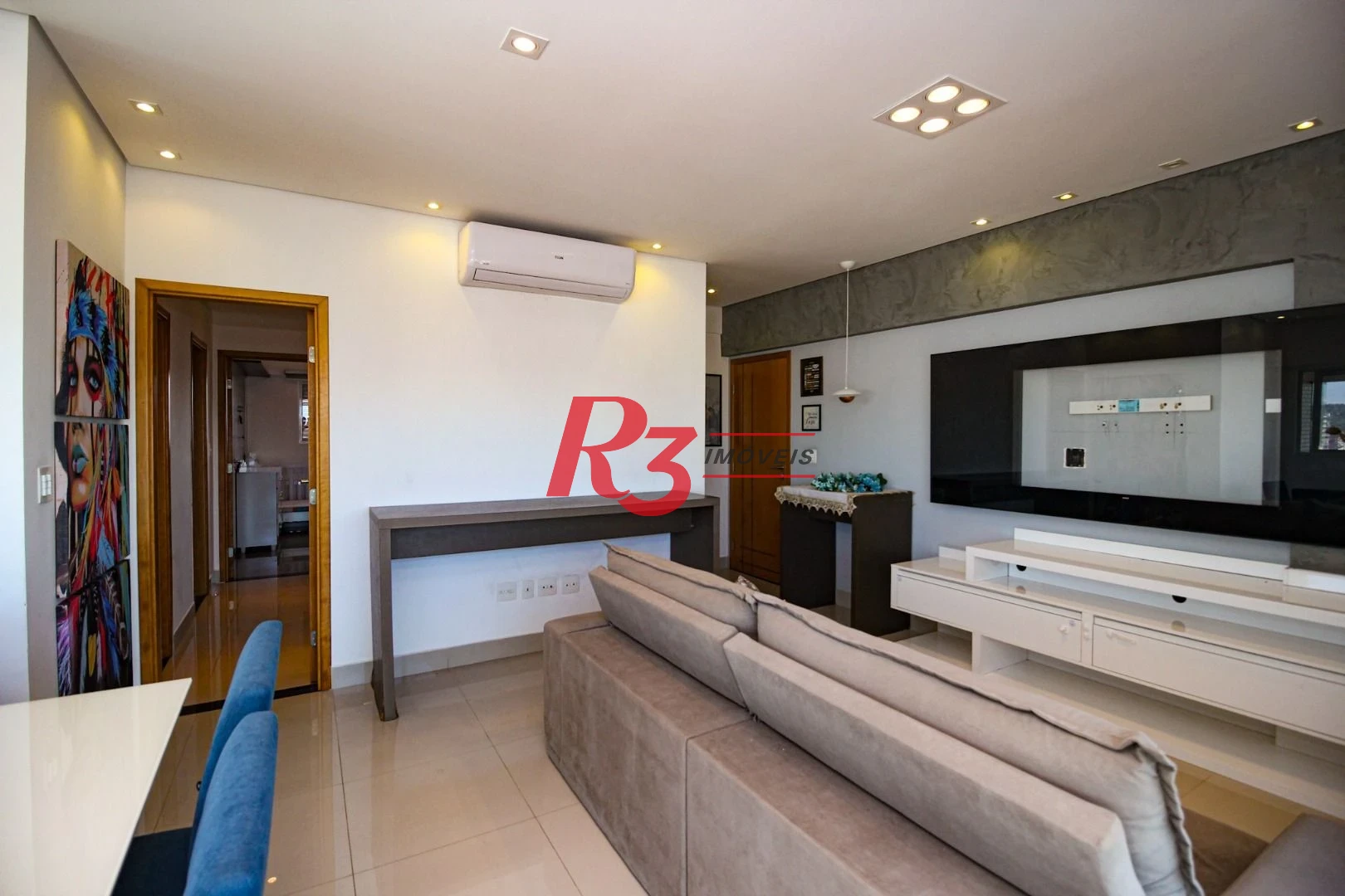 Apartamento com 3 quartos à venda, 96 m² por R$ 1.290.000 - Boqueirão - Santos/SP