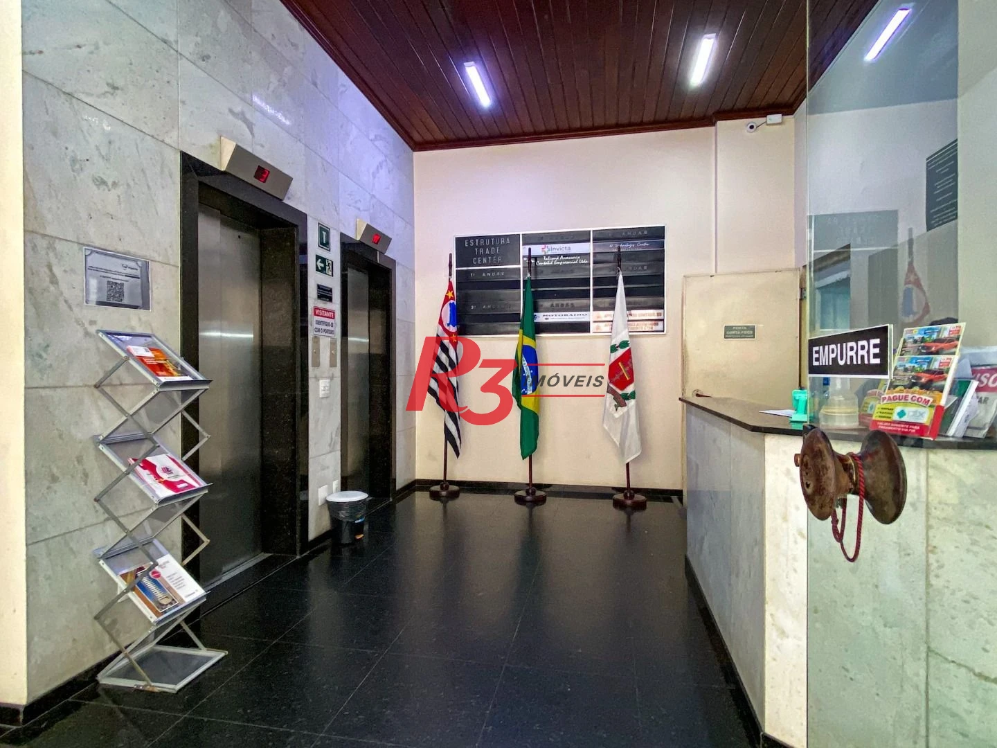 Sala para alugar, 121 m² por R$ 5.000,00/mês - Vila Mathias - Santos/SP