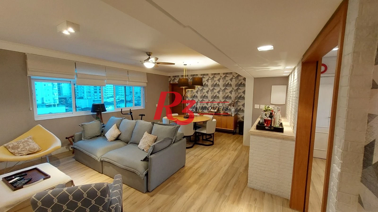 Apartamento com 3 dormitórios à venda, 130 m² por R$ 1.280.000,00 - Gonzaga - Santos/SP