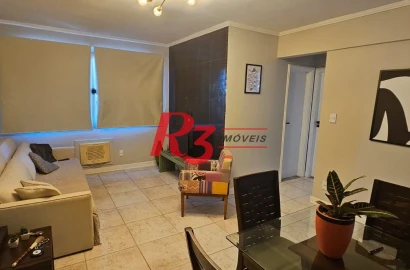 Apartamento com 2 dormitórios, 116 m² - venda por R$ 750.000,00 ou aluguel por R$ 6.500,00/mês - Ponta da Praia - Santos/SP