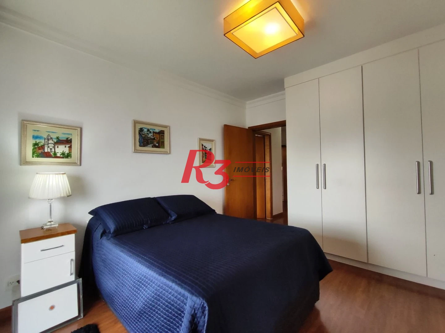 R3 REAL ESTATE VENDE! Apartamento andar alto com Vista Mar 3 dormitórios à venda, 199 m² por R$ 2.765.000 - Ponta da Praia - Santos/SP