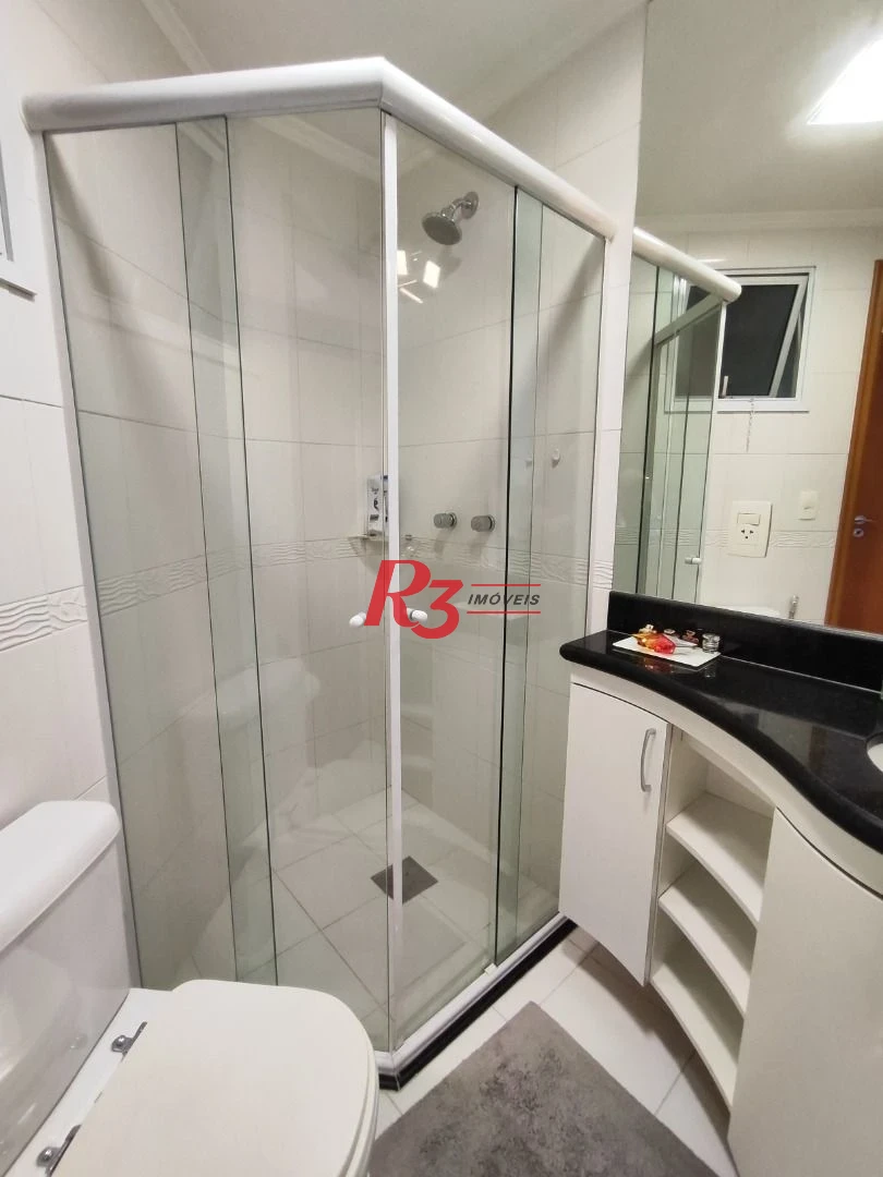 R3 REAL ESTATE VENDE! Apartamento andar alto com Vista Mar 3 dormitórios à venda, 199 m² por R$ 2.765.000 - Ponta da Praia - Santos/SP