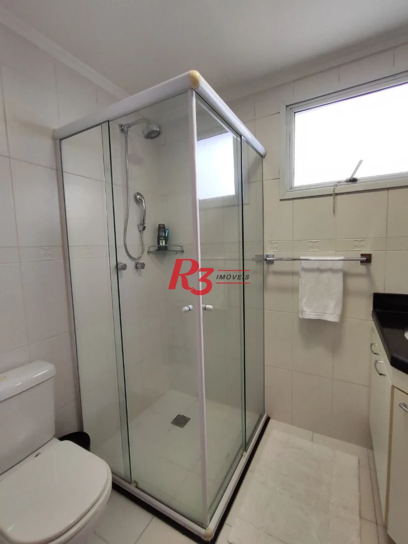 R3 REAL ESTATE VENDE! Apartamento andar alto com Vista Mar 3 dormitórios à venda, 199 m² por R$ 2.765.000 - Ponta da Praia - Santos/SP